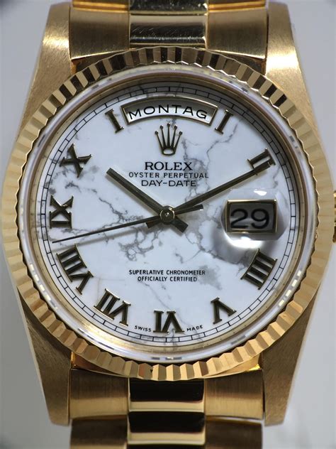 rolex day date with marble dial|rolex dials history.